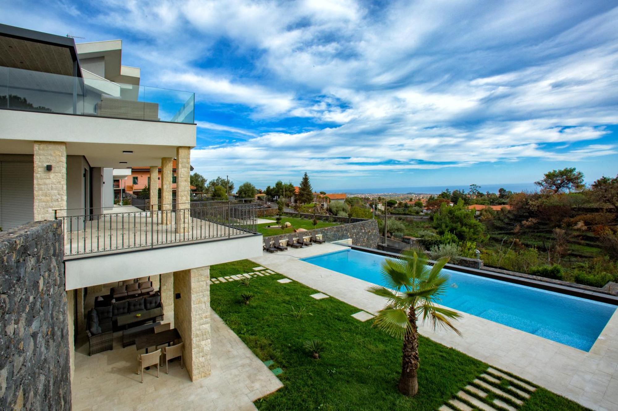 Villa Rita Pool & Spa Mascalucia Bagian luar foto